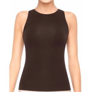 Spanx On Top Sleeveless Crew Medium Black NWT